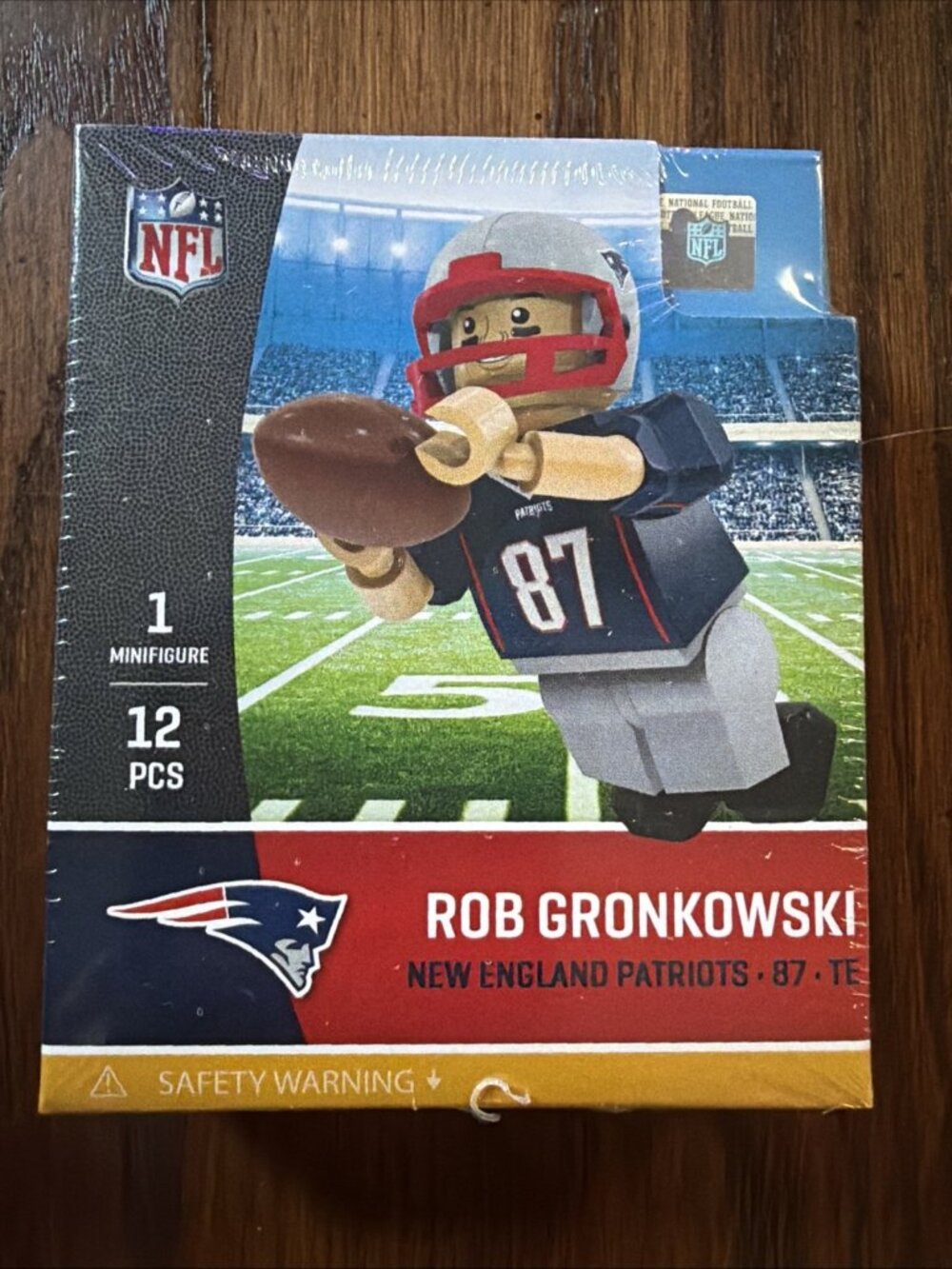 Oyo NFL Team Mini Figure New‎ England Patriots ROB GRONKOWSKI RARE!